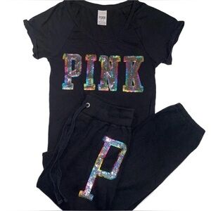 Victoria Secret PINK bling lounge set
